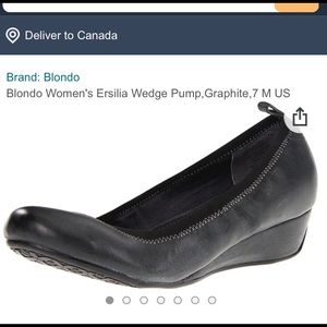 Blondo Slip on wedge shoes